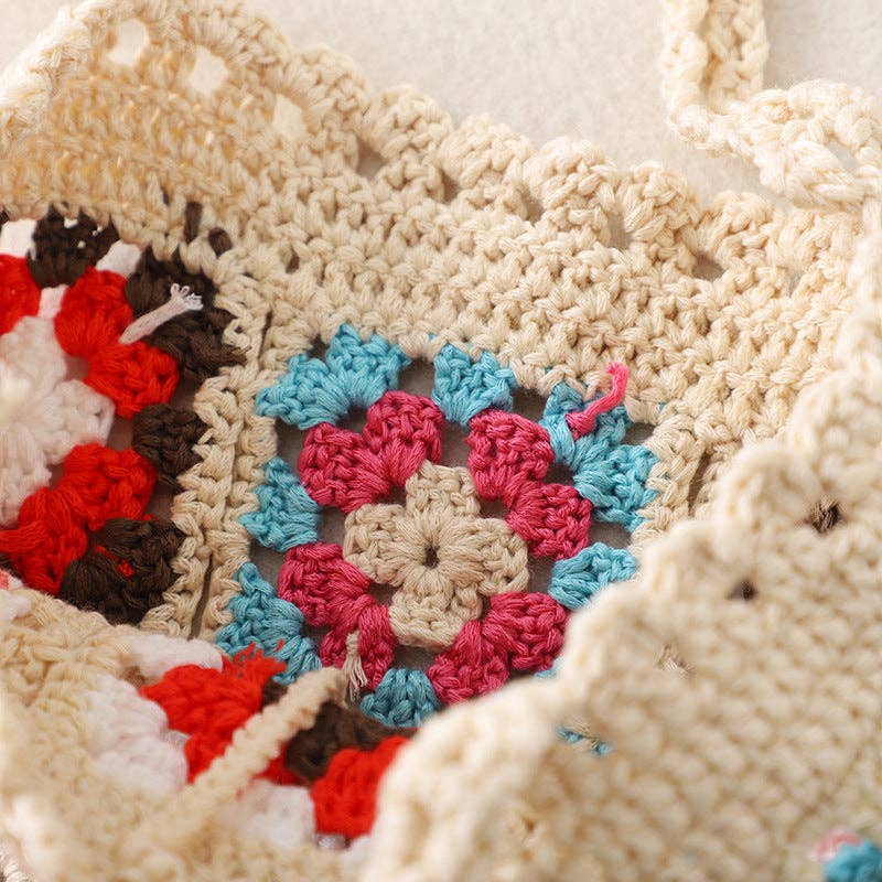 Bohemian Crochet Bag - Exquisite Tote: Beige