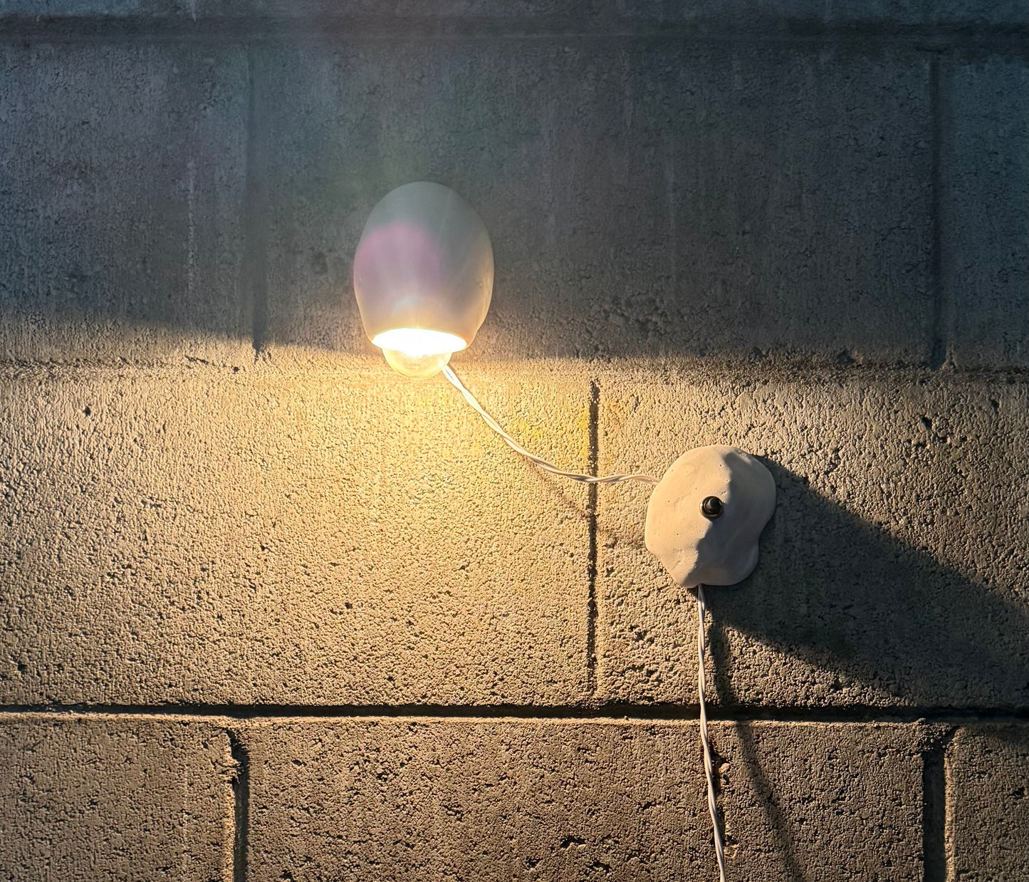 Resin Sculptural Wall Light – Made to Order