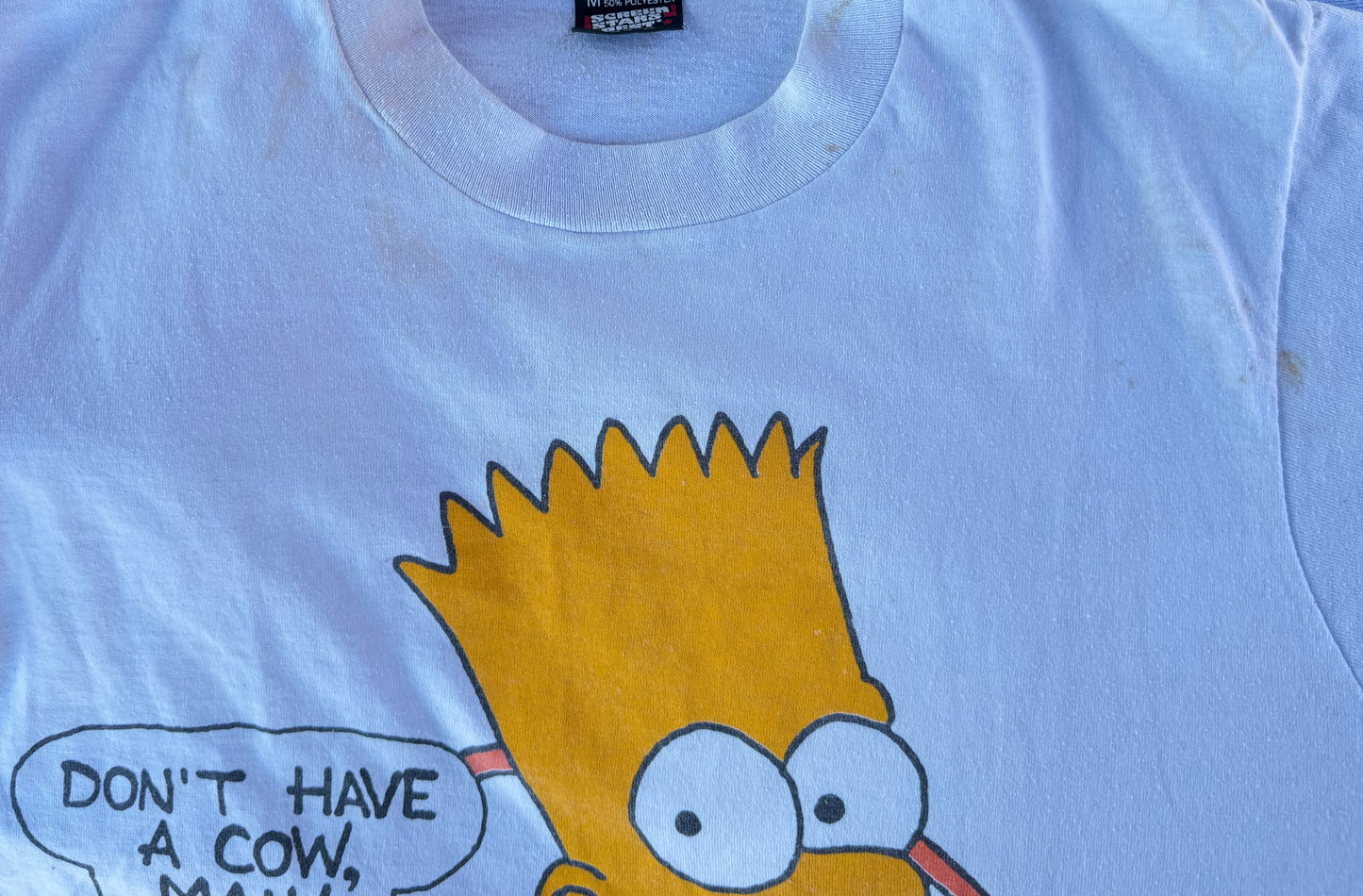 Bart Simpson “Don’t Have a Cow, Man!” 90's tee - Size Medium