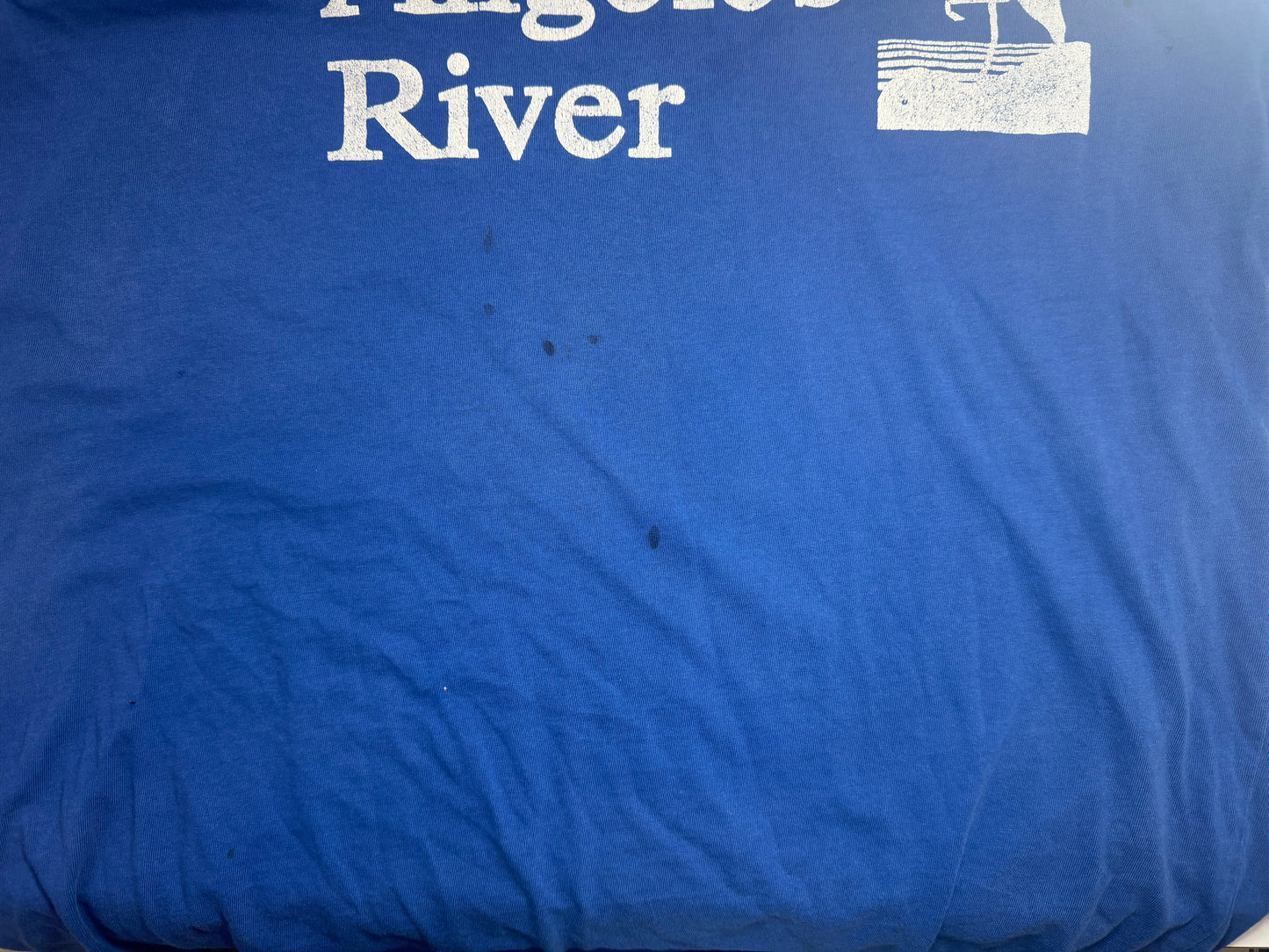 Los Angeles River Graphic T-Shirt – Blue (Pre-Owned) Small/Medium