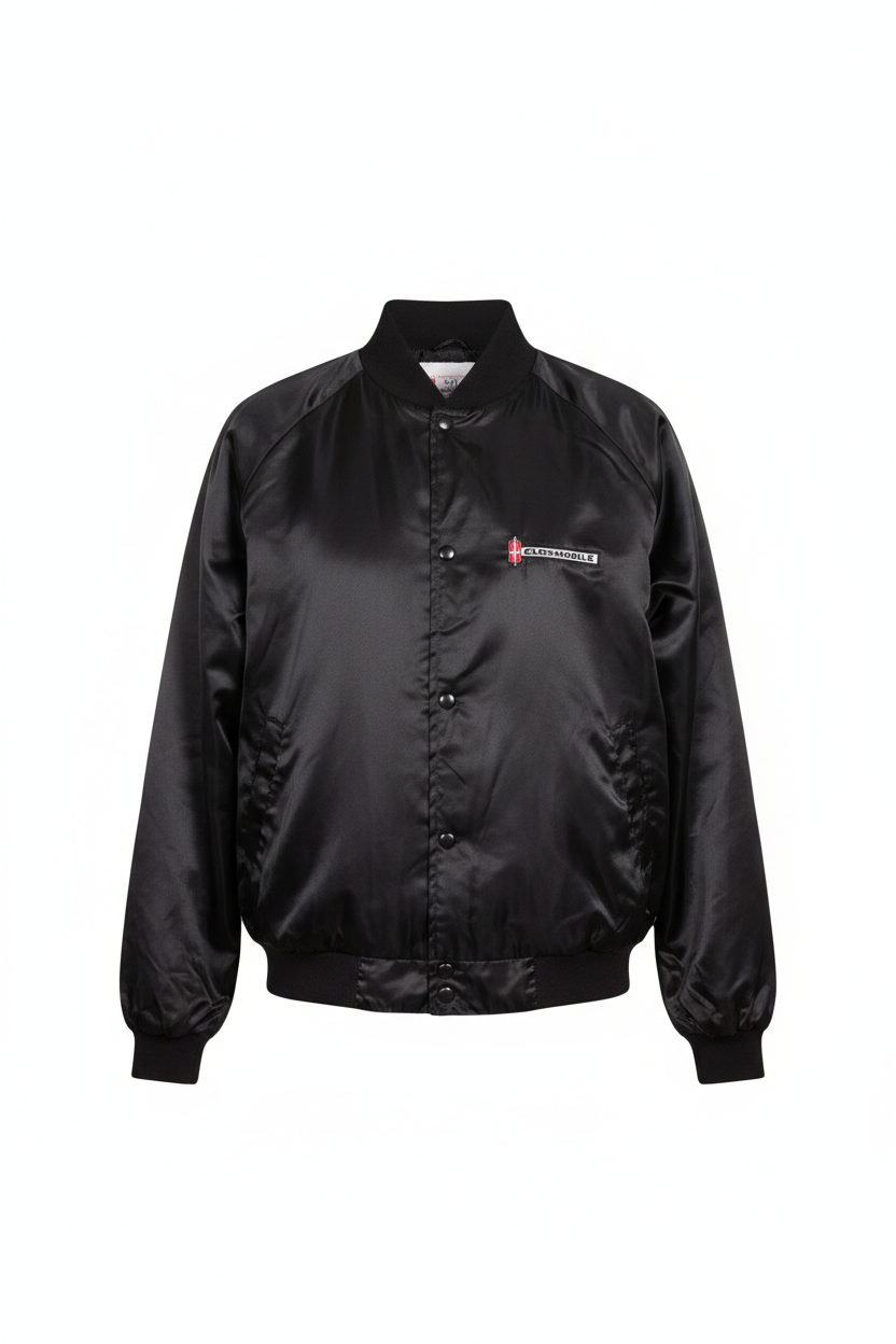 Vintage Oldsmobile 442 Satin Bomber Jacket – Made in USA -  Size 2XL