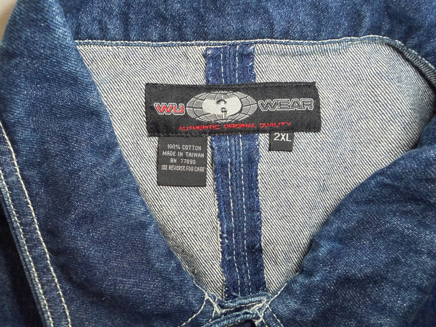 Wu-Wear Denim Jacket –  Size 2XL