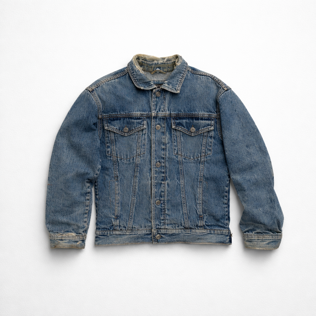 Vintage Route 66 Denim Jacket – Size Small