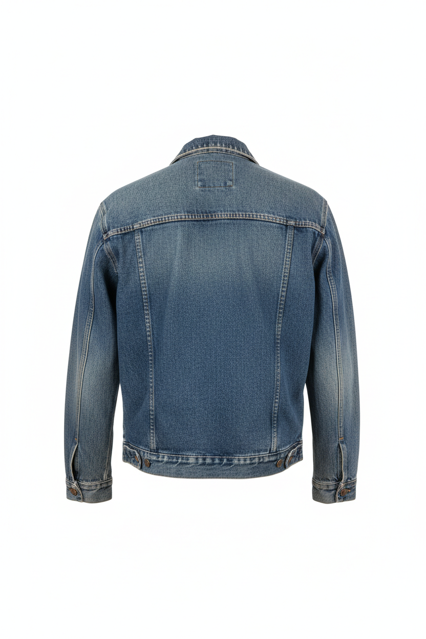 Vintage Route 66 Denim Jacket – Size Small