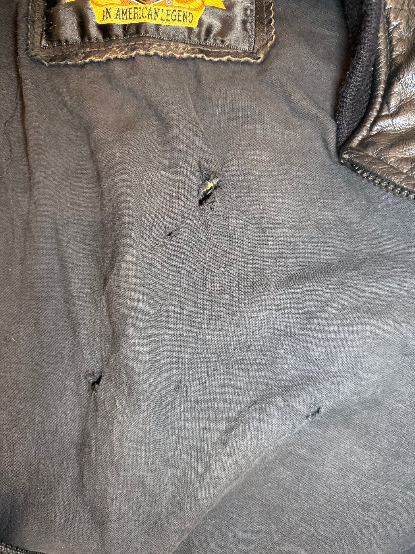 Vintage Harley-Davidson Leather Bomber Jacket – “An American Legend” - Size Large