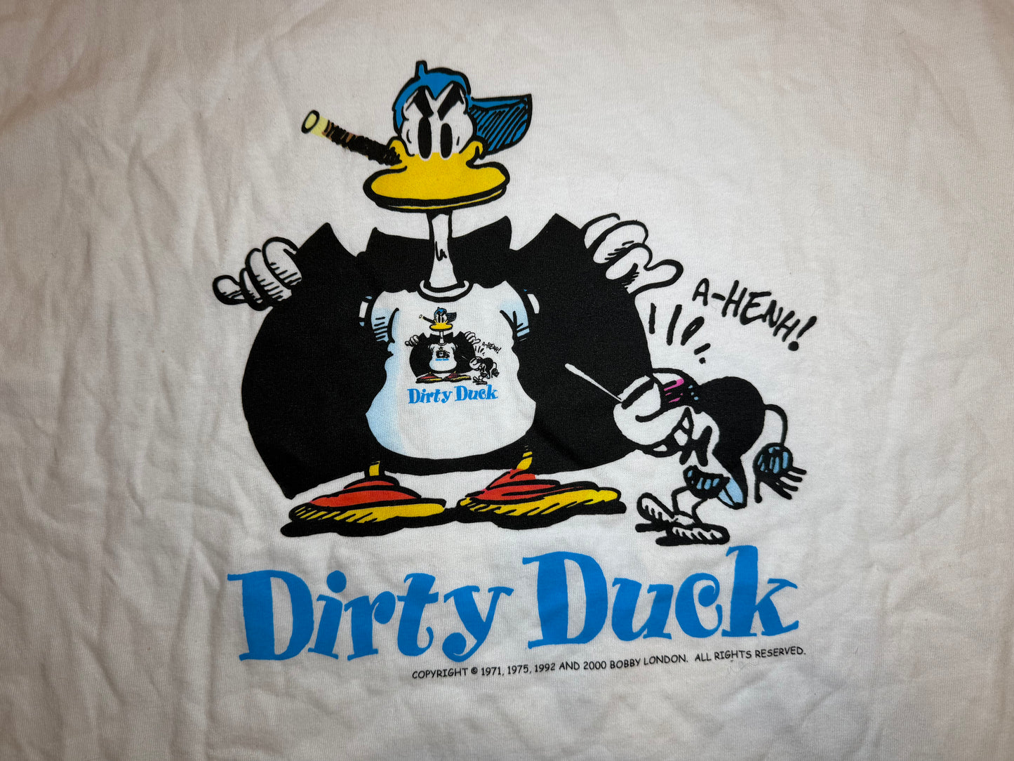 Vintage “Dirty Duck” Graphic T-Shirt – Large (Hanes Beefy-T)