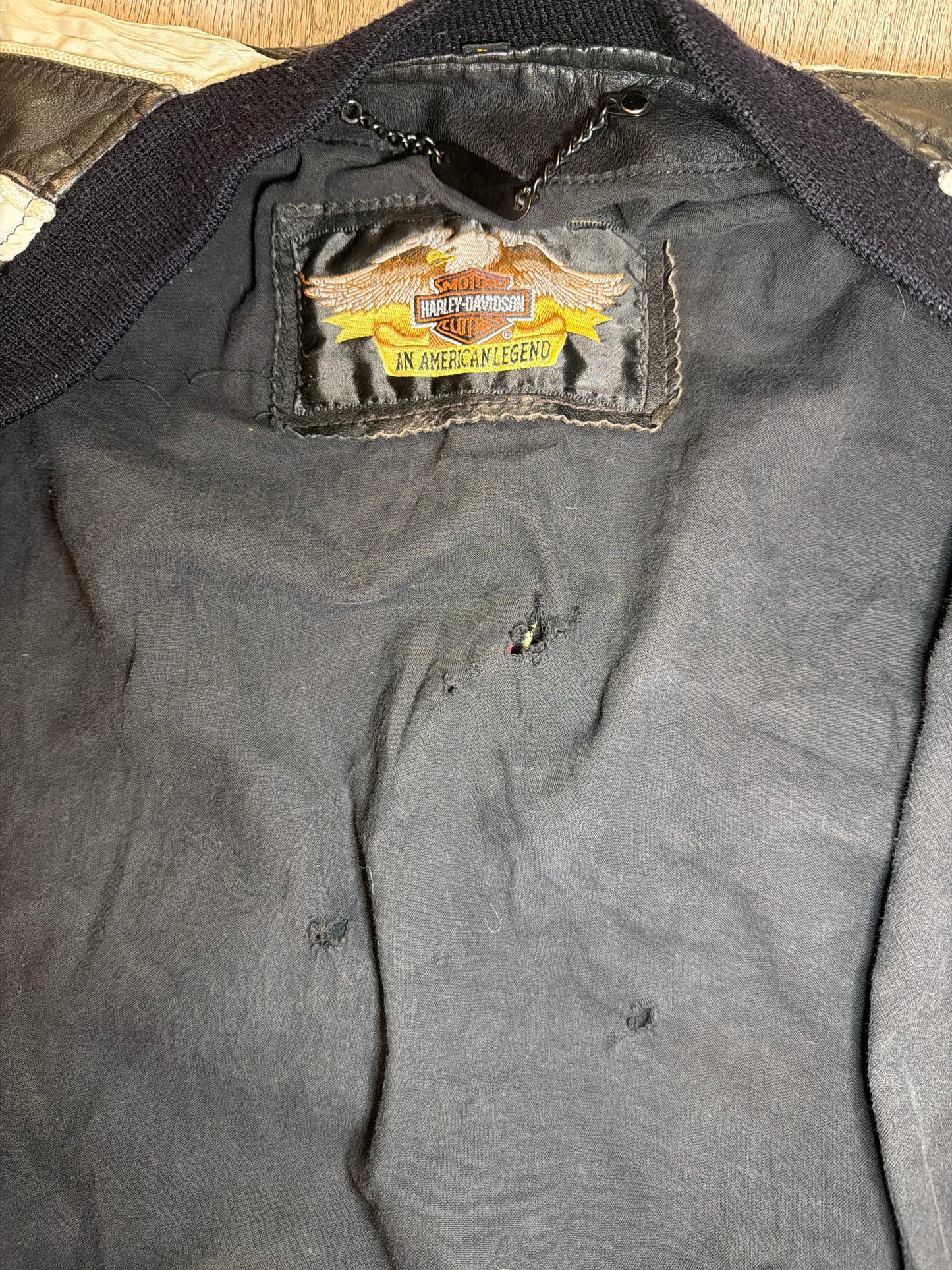 Vintage Harley-Davidson Leather Bomber Jacket – “An American Legend” - Size Large