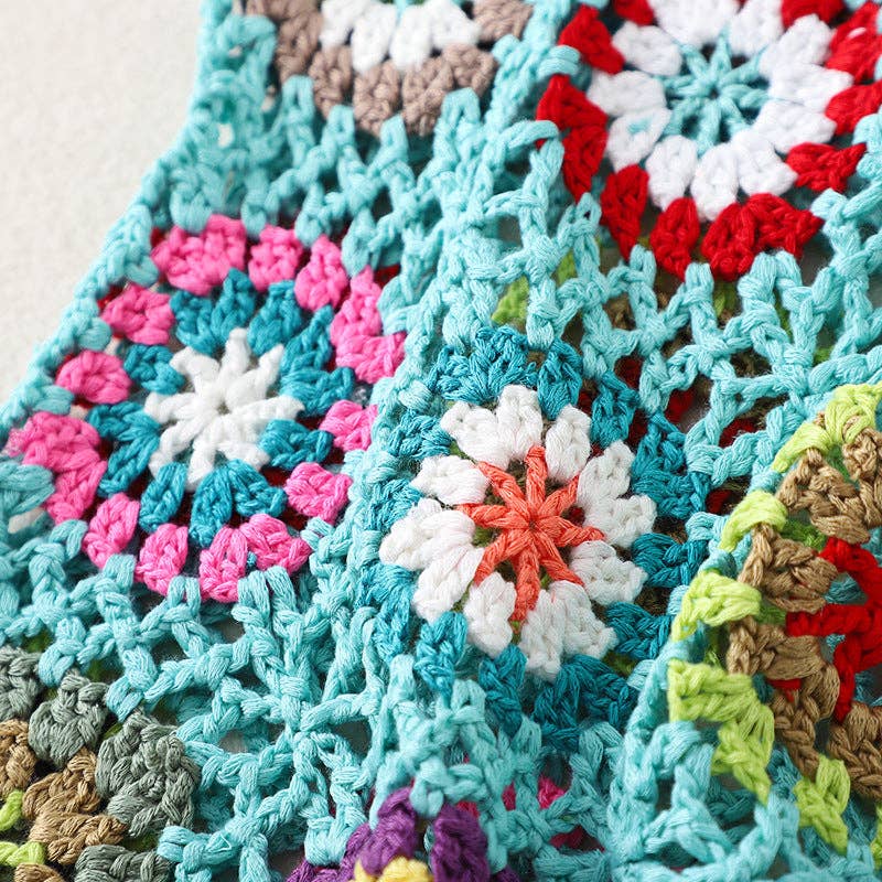 Vintage Crochet Bag - Exquisite Handbag: VIOLET