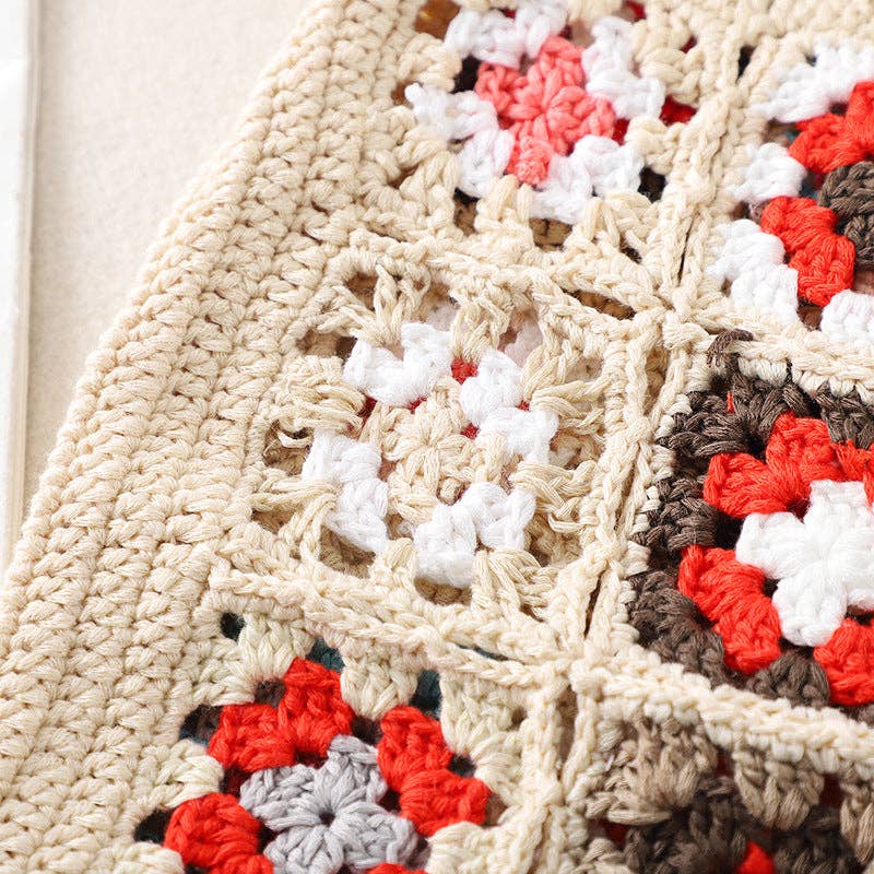 Bohemian Crochet Bag - Exquisite Tote: Green
