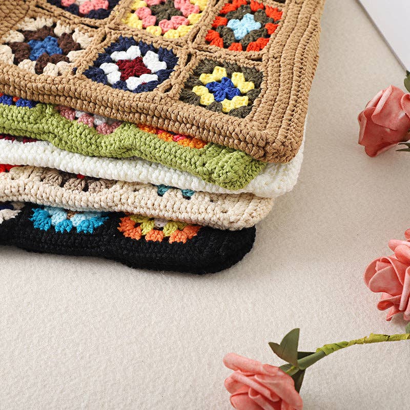 Bohemian Crochet Bag - Exquisite Tote: Green